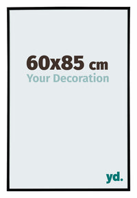 Evry Plastic Photo Frame 60x85cm Black Matt Front Size | Yourdecoration.co.uk