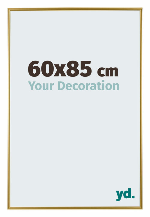 Evry Plastic Photo Frame 60x85cm Gold Front Size | Yourdecoration.co.uk