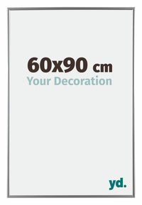 Evry Plastic Photo Frame 60x90cm Silver Front Size | Yourdecoration.co.uk
