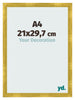Photo Frame A4 - 21x29,7 cm - Gold Vintage - MDF - Pisa