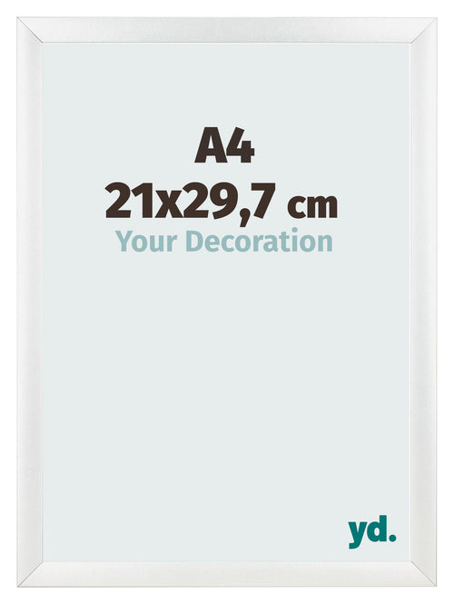 Photo Frame A4 - 21x29,7 cm - White High Gloss - MDF - Pisa