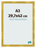 Photo Frame A3 - 29,7x42 cm - Gold Vintage - MDF - Pisa