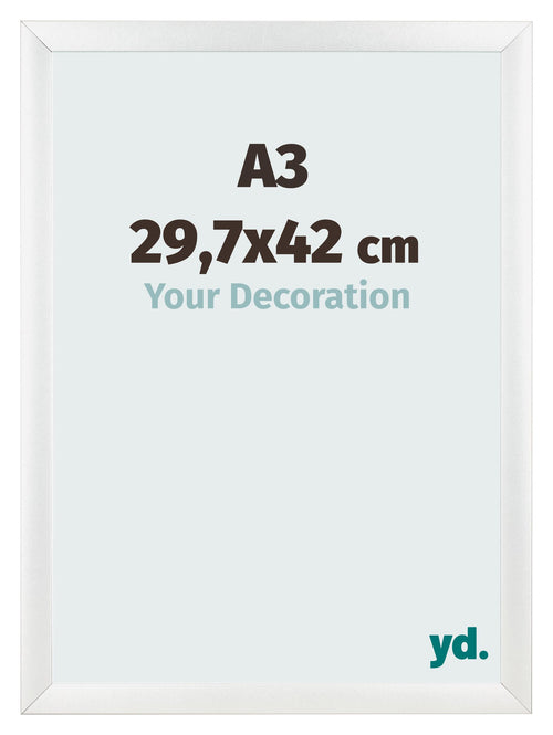Photo Frame A3 - 29,7x42 cm - White High Gloss - MDF - Pisa