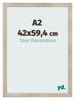 Photo Frame A2 - 42x59,4 cm - Oak Light - MDF - Pisa