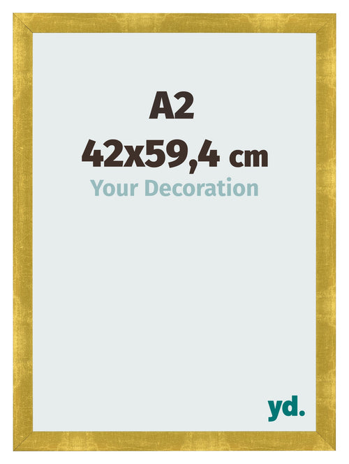 Photo Frame A2 - 42x59,4 cm - Gold Vintage - MDF - Pisa
