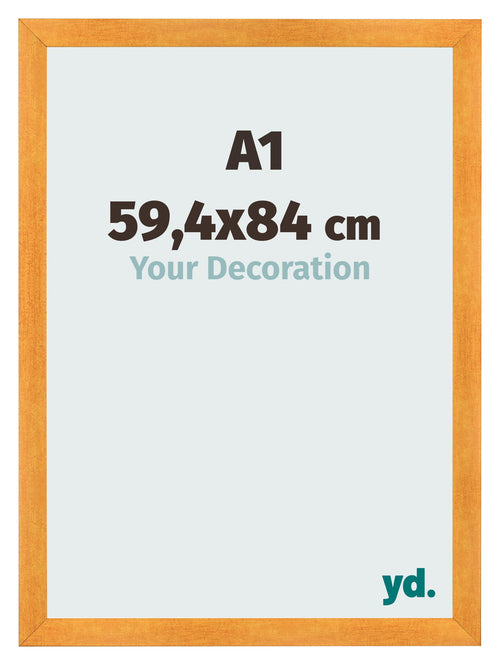 Photo Frame A1 - 59,4x84 cm - Orange - MDF - Pisa