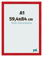 Photo Frame A1 - 59,4x84 cm - Red - MDF - Pisa