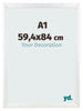 Photo Frame A1 - 59,4x84 cm - White High Gloss - MDF - Pisa