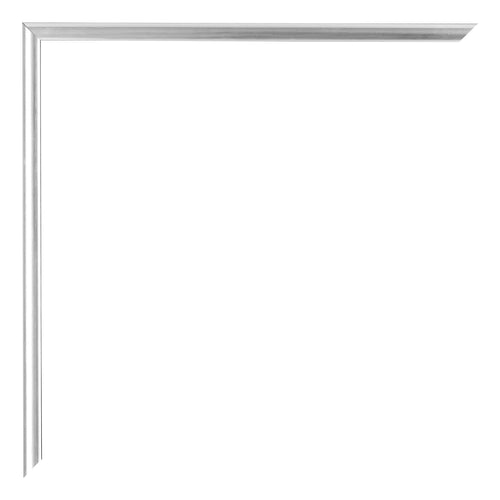 Kent Aluminium Photo Frame 20x25cm Silver High Gloss Detail Corner | Yourdecoration.co.uk