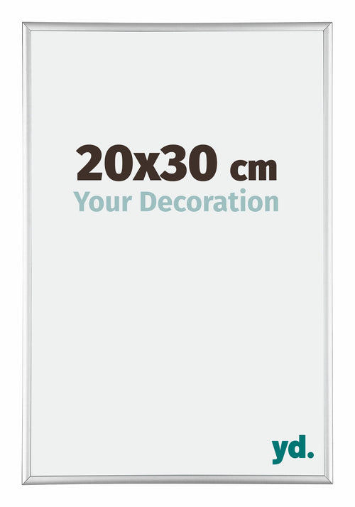Kent Aluminium Photo Frame 20x30cm Silver High Gloss Front Size | Yourdecoration.co.uk