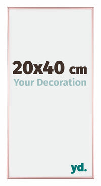 Kent Aluminium Photo Frame 20x40cm Copper Front Size | Yourdecoration.co.uk