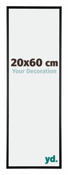 Kent Aluminium Photo Frame 20x60cm Black High Gloss Front Size | Yourdecoration.co.uk