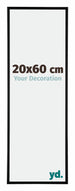 Kent Aluminium Photo Frame 20x60cm Black Matt Front Size | Yourdecoration.co.uk