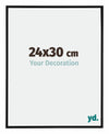 Kent Aluminium Photo Frame 24x30cm Black Matt Front Size | Yourdecoration.co.uk