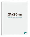 Kent Aluminium Photo Frame 24x30cm Platinum Front Size | Yourdecoration.co.uk