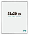 Kent Aluminium Photo Frame 25x30cm Platinum Front Size | Yourdecoration.co.uk
