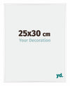 Kent Aluminium Photo Frame 25x30cm White High Gloss Front Size | Yourdecoration.co.uk