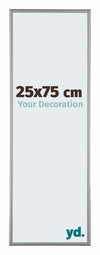 Kent Aluminium Photo Frame 25x75cm Platinum Front Size | Yourdecoration.co.uk