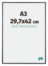 Kent Aluminium Photo Frame 29 7x42cm A3 Black High Gloss Front Size | Yourdecoration.co.uk