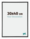 Kent Aluminium Photo Frame 30x40cm Black High Gloss Front Size | Yourdecoration.co.uk