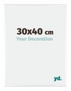 Kent Aluminium Photo Frame 30x40cm White High Gloss Front Size | Yourdecoration.co.uk