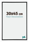 Kent Aluminium Photo Frame 30x45cm Black High Gloss Front Size | Yourdecoration.co.uk