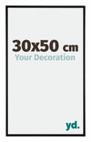 Kent Aluminium Photo Frame 30x50cm Black Matt Front Size | Yourdecoration.co.uk