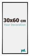 Kent Aluminium Photo Frame 30x60cm Black High Gloss Front Size | Yourdecoration.co.uk