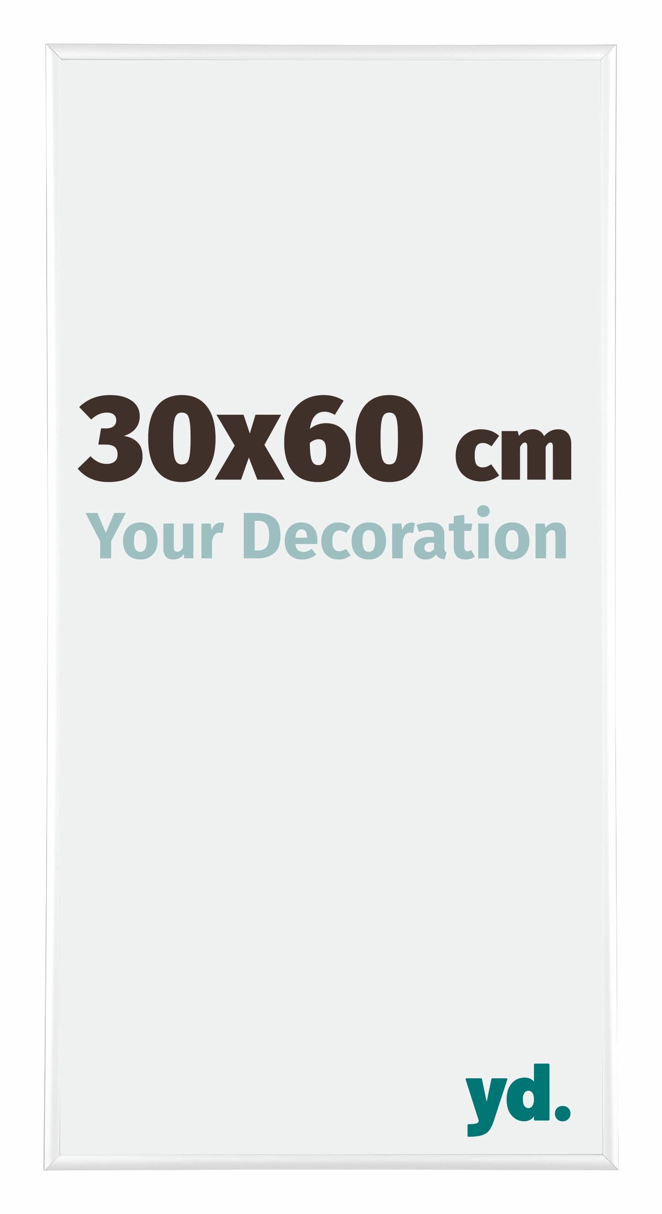 Kent Aluminium Photo Frame 30x60cm White High Gloss | Yourdecoration.co.uk