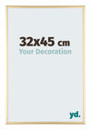Kent Aluminium Photo Frame 32x45cm Gold Front Size | Yourdecoration.co.uk