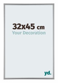 Kent Aluminium Photo Frame 32x45cm Platinum Front Size | Yourdecoration.co.uk