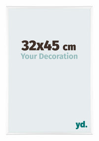 Kent Aluminium Photo Frame 32x45cm White High Gloss Front Size | Yourdecoration.co.uk