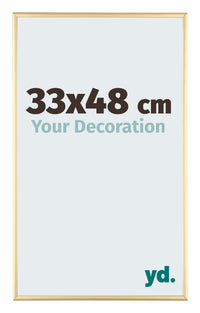 Kent Aluminium Photo Frame 33x48cm Gold Front Size | Yourdecoration.co.uk