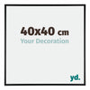 Kent Aluminium Photo Frame 40x40cm Black High Gloss Front Size | Yourdecoration.co.uk