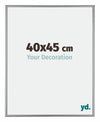 Kent Aluminium Photo Frame 40x45cm Platinum Front Size | Yourdecoration.co.uk