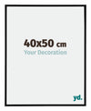 Kent Aluminium Photo Frame 40x50cm Black Matt Front Size | Yourdecoration.co.uk