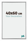 Kent Aluminium Photo Frame 40x60cm Platinum Front Size | Yourdecoration.co.uk