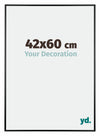 Kent Aluminium Photo Frame 42x60cm Black High Gloss Front Size | Yourdecoration.co.uk