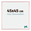 Kent Aluminium Photo Frame 45x45cm Copper Front Size | Yourdecoration.co.uk