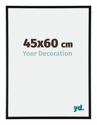 Kent Aluminium Photo Frame 45x60cm Black Matt Front Size | Yourdecoration.co.uk