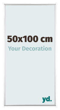 Kent Aluminium Photo Frame 50x100cm Silver High Gloss Front Size | Yourdecoration.co.uk