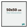 Kent Aluminium Photo Frame 50x50cm Black High Gloss Front Size | Yourdecoration.co.uk