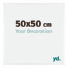 Kent Aluminium Photo Frame 50x50cm White High Gloss Front Size | Yourdecoration.co.uk