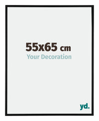 Kent Aluminium Photo Frame 55x65cm Black Matt Front Size | Yourdecoration.co.uk