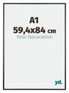Kent Aluminium Photo Frame 59 4x84cm A1 Black High Gloss Front Size | Yourdecoration.co.uk