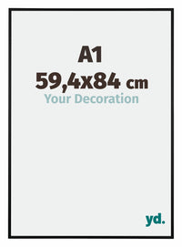 Kent Aluminium Photo Frame 59 4x84cm A1 Black Matt Front Size | Yourdecoration.co.uk