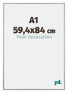 Kent Aluminium Photo Frame 59 4x84cm A1 Platinum Front Size | Yourdecoration.co.uk