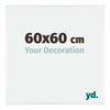 Kent Aluminium Photo Frame 60x60cm White High Gloss Front Size | Yourdecoration.co.uk