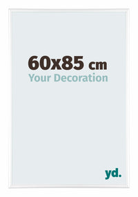 Kent Aluminium Photo Frame 60x85cm White High Gloss Front Size | Yourdecoration.co.uk