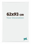 Kent Aluminium Photo Frame 62x93cm White High Gloss Front Size | Yourdecoration.co.uk